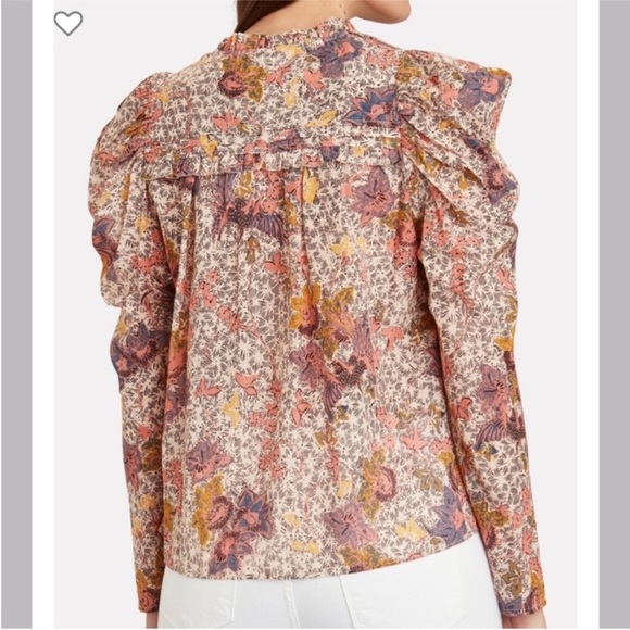 NWOT Ulla Johnson Remy Puff Long Sleeve
Sunburst Floral Blouse Top Shirt Size 6 - Picture 7 of 14